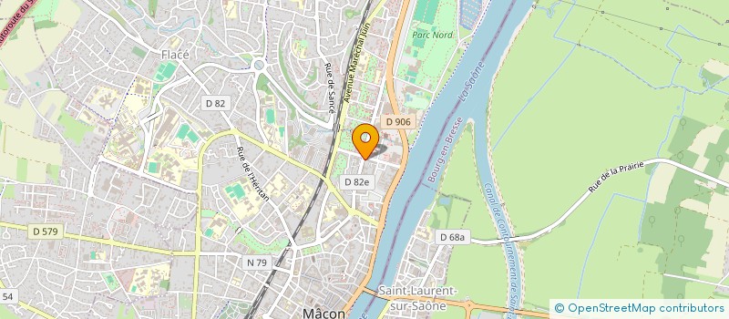 localisation de l'entreprise COPROPRIETE 5 RUE DE PARIS  MACON