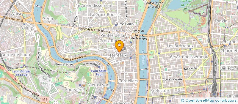 localisation de l'entreprise COPROPRIETE 5 RUE DES CAPUCINS à LYON