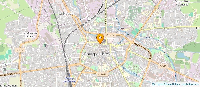 localisation de l'entreprise COPROPRIETE 5 RUE GABRIEL VICAIRE à BOURG-EN-BRESSE