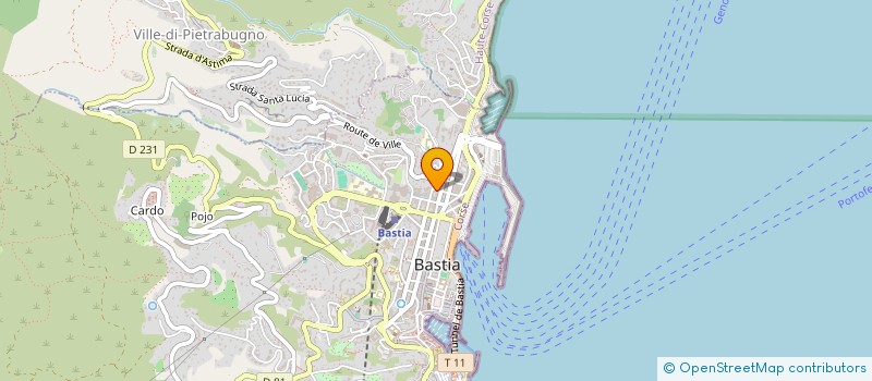 localisation de l'entreprise COPROPRIETE 5 RUE ND DE LOURDES à BASTIA
