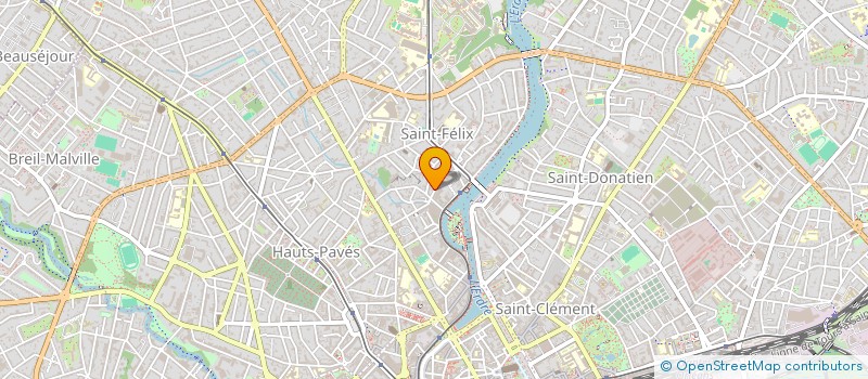 localisation de l'entreprise COPROPRIETE 5 RUE OUCHE DE VERSAILLES  NANTES