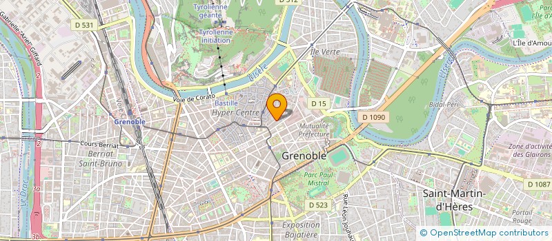 localisation de l'entreprise COPROPRIETE 5 RUE VOLTAIRE  GRENOBLE