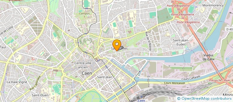 localisation de l'entreprise COPROPRIETE 50 RUE HAUTE à CAEN