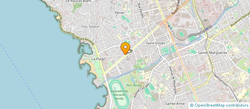 localisation de l'entreprise COPROPRIETE 506 AV DU PRADO à MARSEILLE