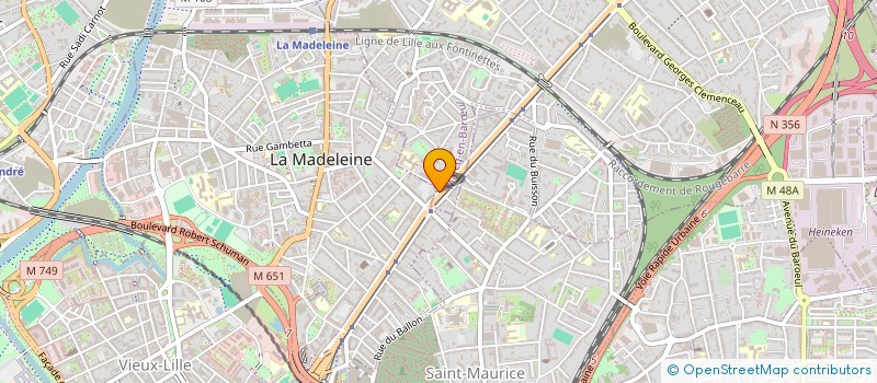 localisation de l'entreprise COPROPRIETE 507 AVENUE DE LA REPUBLIQUE à MARCQ-EN-BARŒUL