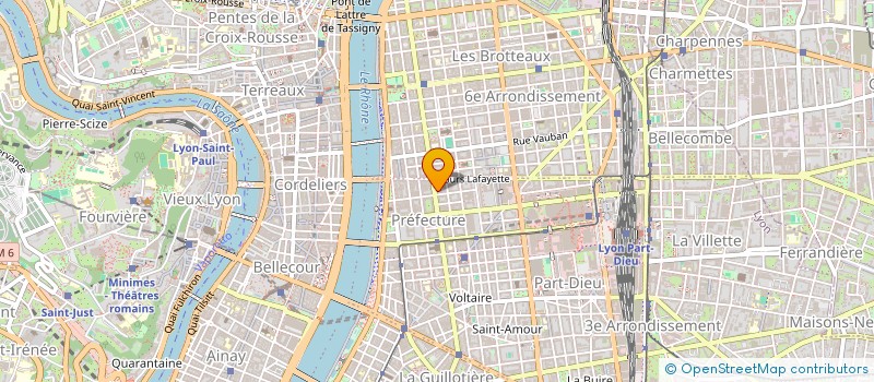 localisation de l'entreprise COPROPRIETE 55 AV MARECHAL DE SAXE  LYON