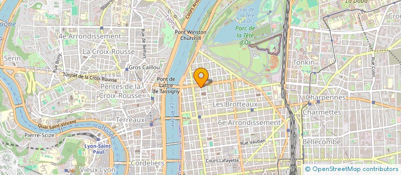 localisation de l'entreprise COPROPRIETE 55 RUE VENDOME  LYON