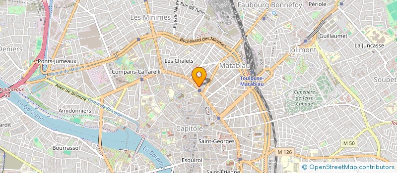 localisation de l'entreprise COPROPRIETE 56 BD DE STRASBOURG à TOULOUSE