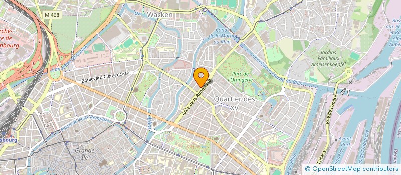 localisation de l'entreprise COPROPRIETE 59 ALLEE DE LA ROBERTSAU  STRASBOURG