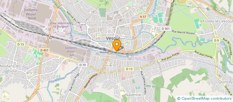 localisation de l'entreprise COPROPRIETE 6 BD DES ALLIES  VESOUL