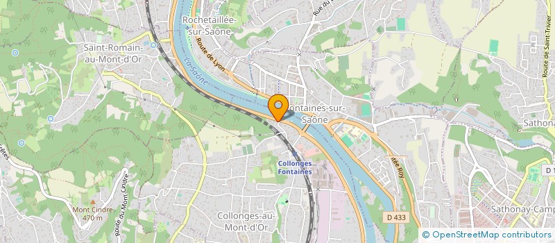 localisation de l'entreprise COPROPRIETE 6 QUAI DE CHAREZIEUX  COLLONGES-AU-MONT-D'OR