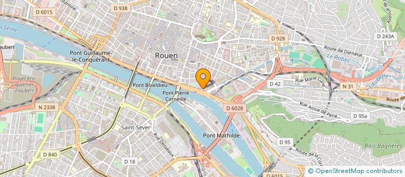 localisation de l'entreprise COPROPRIETE 6 R ARMAND CARREL à ROUEN