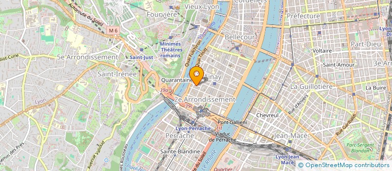 localisation de l'entreprise COPROPRIETE 6 R DES CASTRIES  LYON