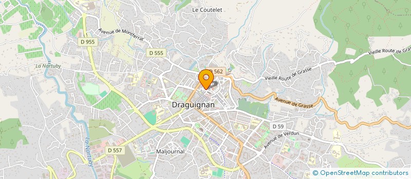 localisation de l'entreprise COPROPRIETE 6 RUE DE LA JUIVERIE  DRAGUIGNAN