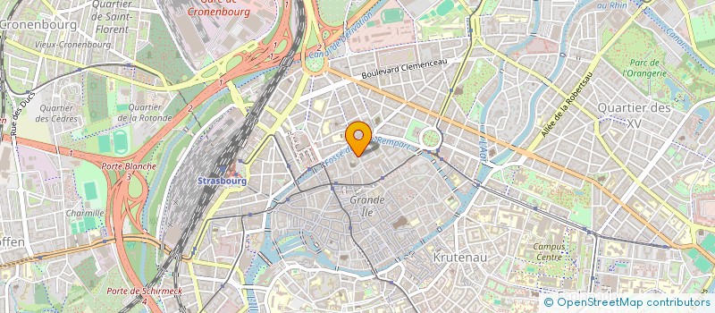 localisation de l'entreprise COPROPRIETE 6 RUE DE LA NUEE BLEUE  STRASBOURG