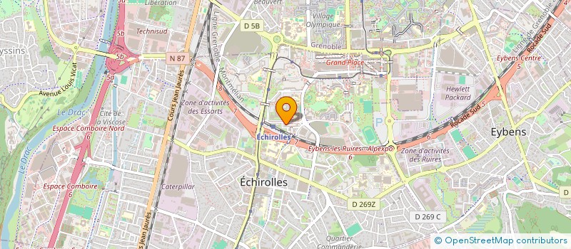 localisation de l'entreprise COPROPRIETE 6 RUE DE PROVENCE à ECHIROLLES