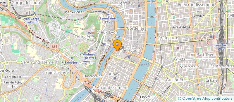 localisation de l'entreprise COPROPRIETE 6 RUE DU PLAT  LYON