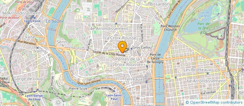 localisation de l'entreprise COPROPRIETE 6 RUE ST FRANCOIS D ASSISE à LYON