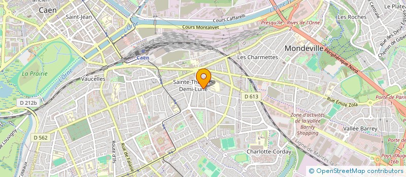 localisation de l'entreprise COPROPRIETE 61 RUE ERNEST MANCHON à CAEN