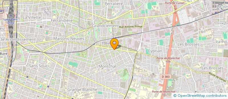 localisation de l'entreprise COPROPRIETE 63 CRS VITTON  LYON