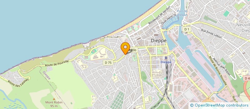 localisation de l'entreprise COPROPRIETE 64 RUE FBG DE LA BARRE à DIEPPE