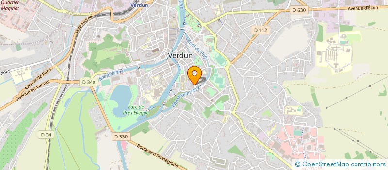 localisation de l'entreprise COPROPRIETE 65 RUE ST SAUVEUR à VERDUN