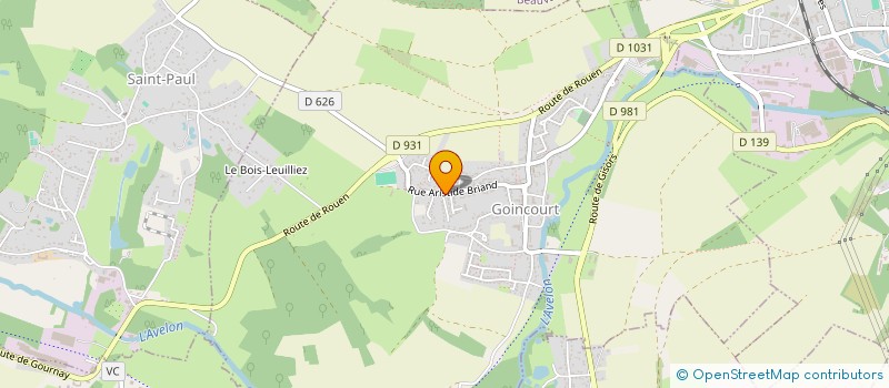 localisation de l'entreprise COPROPRIETE 66 BOULEVARD ARISTIDE BRIAND  BEAUVAIS