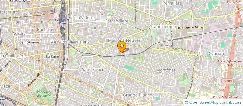 localisation de l'entreprise COPROPRIETE 6B RUE FEUILLAT  LYON