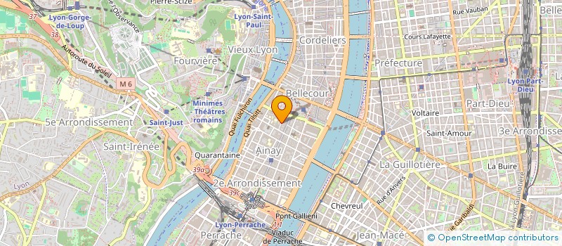 localisation de l'entreprise COPROPRIETE 7 R BOISSAC  LYON