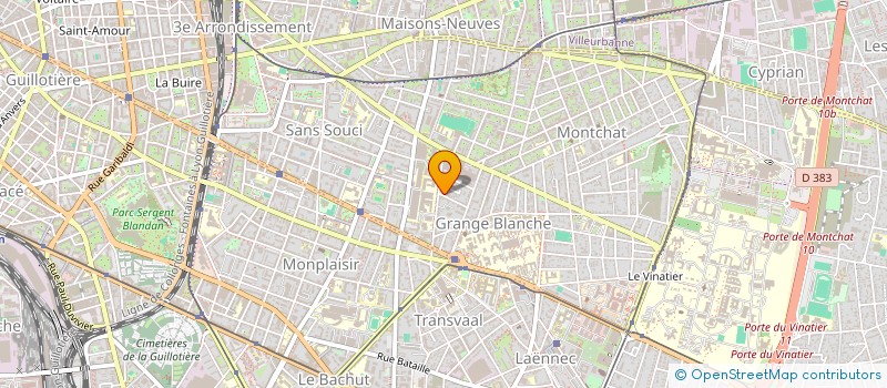 localisation de l'entreprise COPROPRIETE 7 RUE BALTHAZAR  LYON