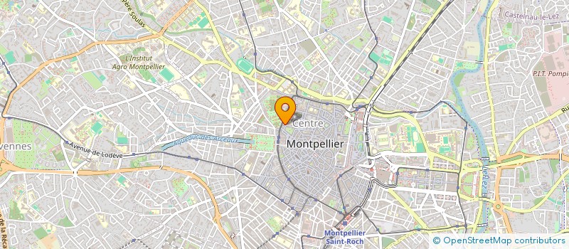 localisation de l'entreprise COPROPRIETE 7 RUE ECOLE DE MEDECINE à MONTPELLIER