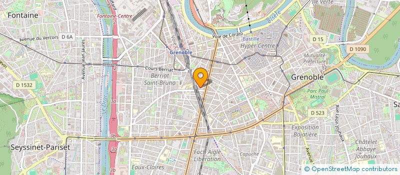 localisation de l'entreprise COPROPRIETE 7 RUE ETIENNE MARCEL  GRENOBLE