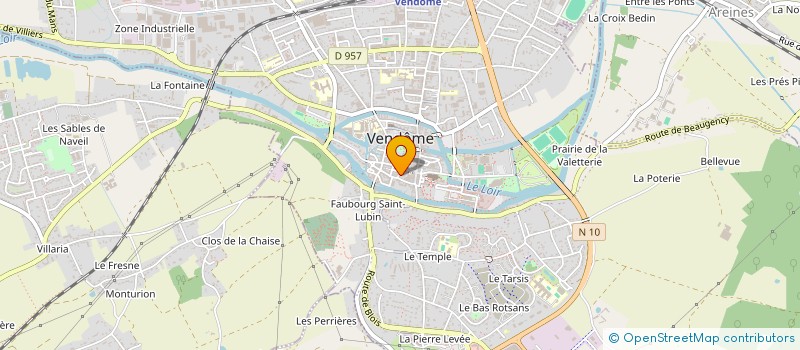 localisation de l'entreprise COPROPRIETE 7 RUE RENARDERIE  VENDOME