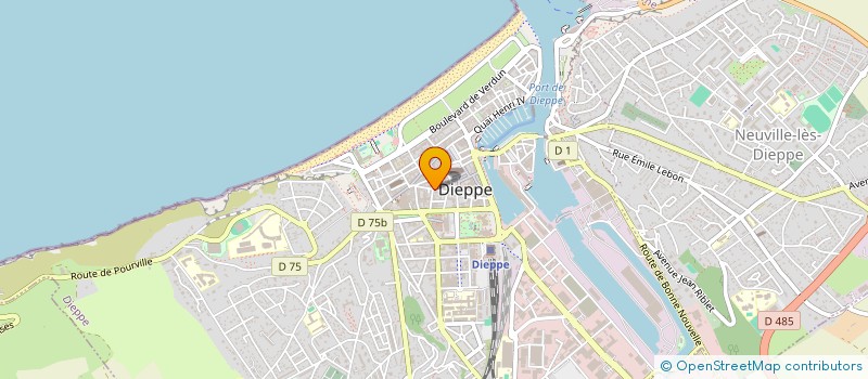 localisation de l'entreprise COPROPRIETE 70 RUE D'ECOSSE à DIEPPE