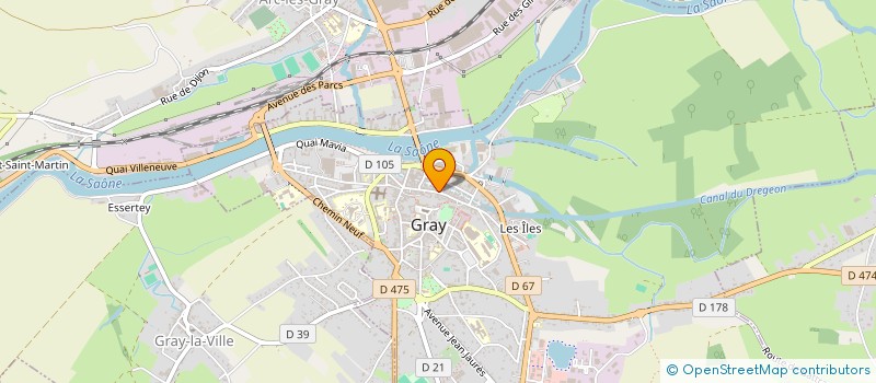 localisation de l'entreprise COPROPRIETE 745  GRAY