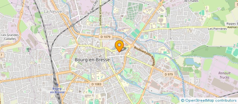 localisation de l'entreprise COPROPRIETE 8 RUE ALBERT 1ER à BOURG-EN-BRESSE