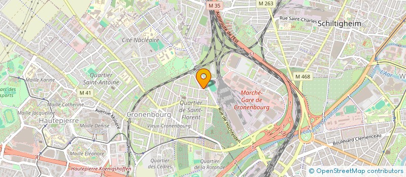 localisation de l'entreprise COPROPRIETE 8 RUE D OTTROTT à STRASBOURG