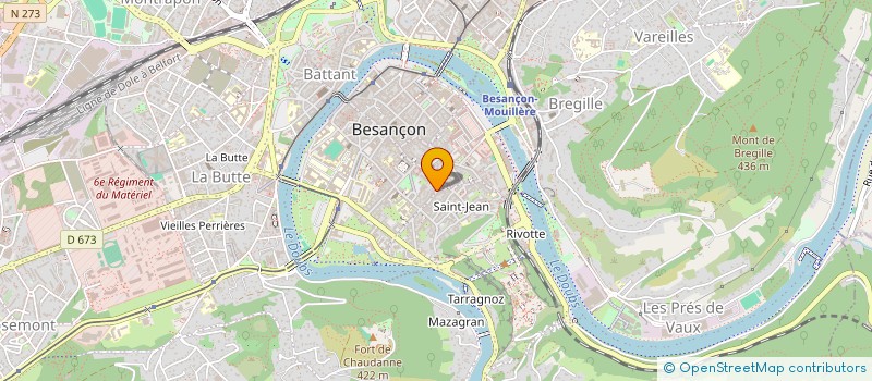 localisation de l'entreprise COPROPRIETE 8 RUE RONCHAUX  BESANCON