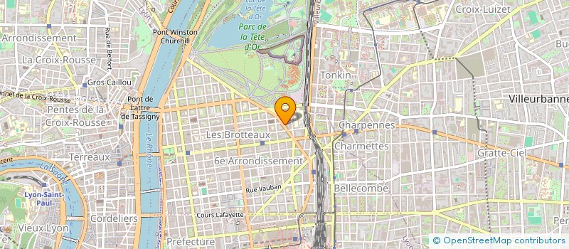 localisation de l'entreprise COPROPRIETE 81 BD DES BELGES  LYON