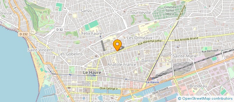 localisation de l'entreprise COPROPRIETE 85 AVENUE RENE COTY à LE HAVRE