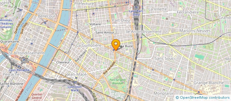 localisation de l'entreprise COPROPRIETE 85 CRS GAMBETTA  LYON