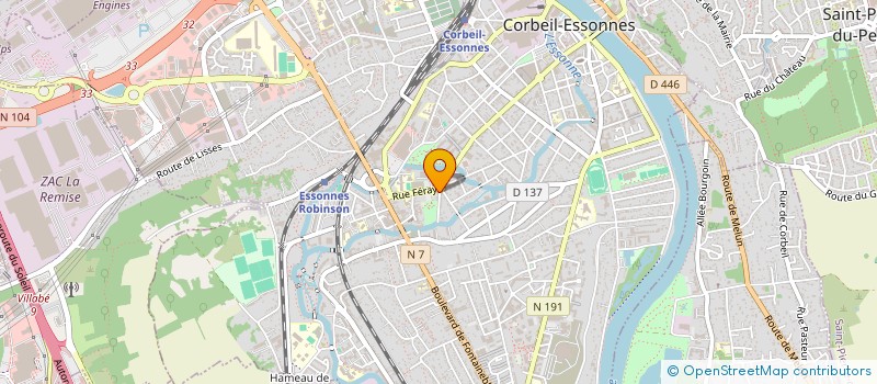 localisation de l'entreprise COPROPRIETE 9 11 PLACE COUTURIER à CORBEIL-ESSONNES