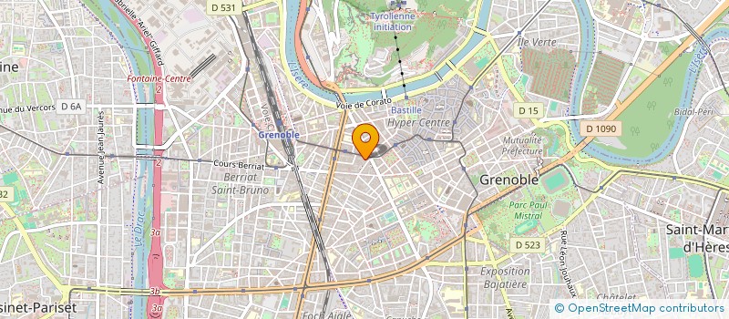 localisation de l'entreprise COPROPRIETE 9 AV ALSACE LORRAINE  GRENOBLE