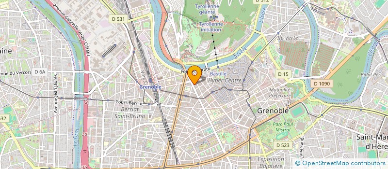 localisation de l'entreprise COPROPRIETE 9 BD GAMBETTA  GRENOBLE