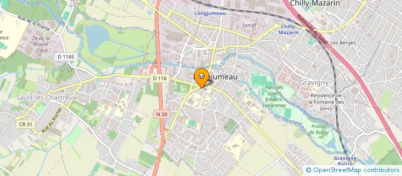 localisation de l'entreprise COPROPRIETE 9 PL DE L EGLISE à LONGJUMEAU