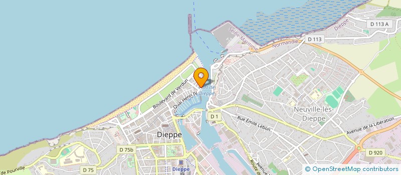 localisation de l'entreprise COPROPRIETE 9 QUAI DU HABLE à DIEPPE