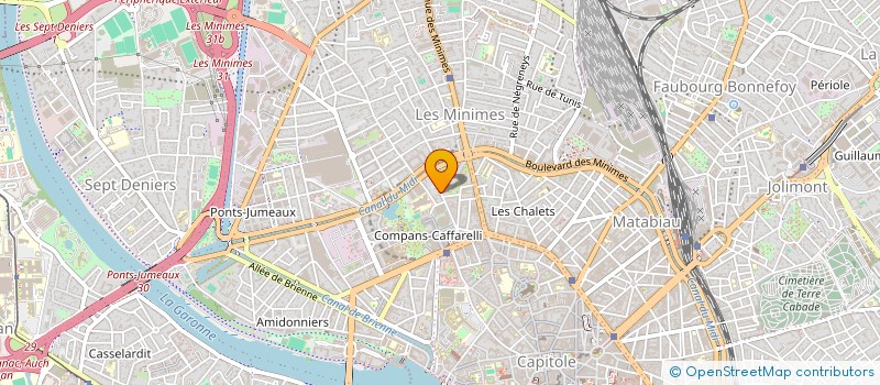 localisation de l'entreprise COPROPRIETE 9 RUE DU CANON D ARCOLE  TOULOUSE