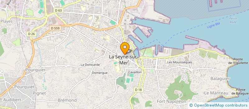 localisation de l'entreprise COPROPRIETE 9 RUE EVENOS à LA SEYNE-SUR-MER
