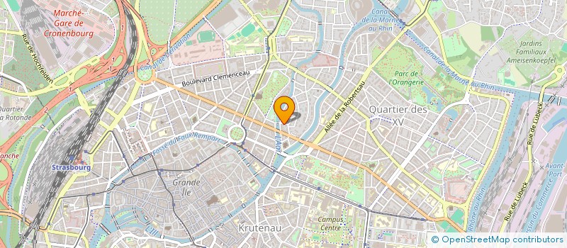 localisation de l'entreprise COPROPRIETE 9 RUE JOHANN KNAUTH 67000 STRASBOURG à STRASBOURG