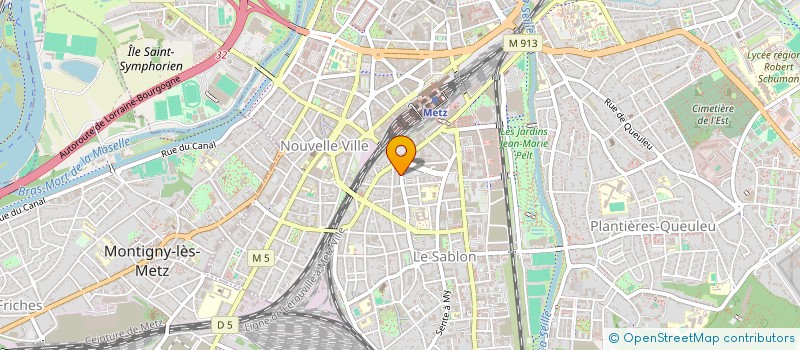 localisation de l'entreprise COPROPRIETE 9 RUE ST PIERRE  METZ